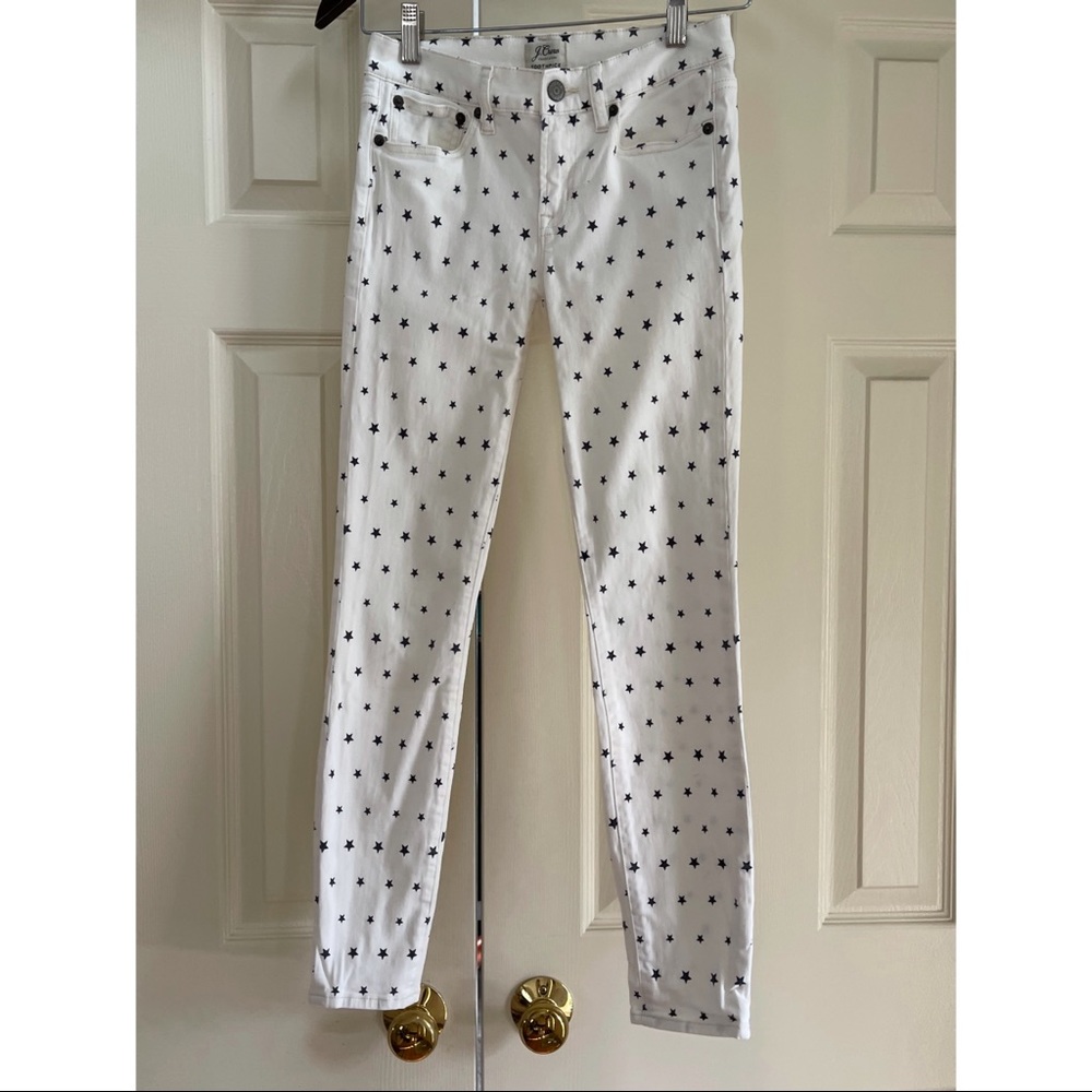 J. Crew Star Print Denim